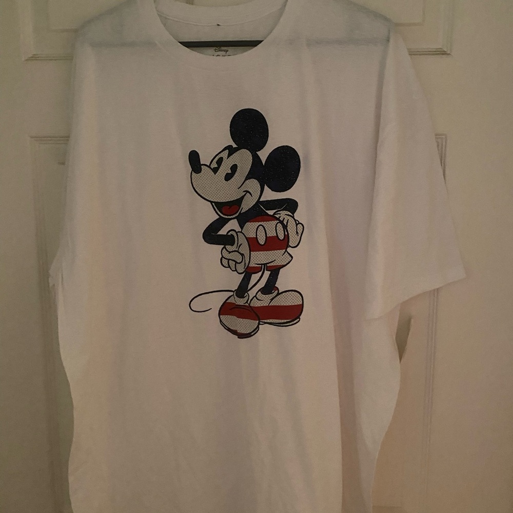 Disney White Mickey Mouse Graphic Tee